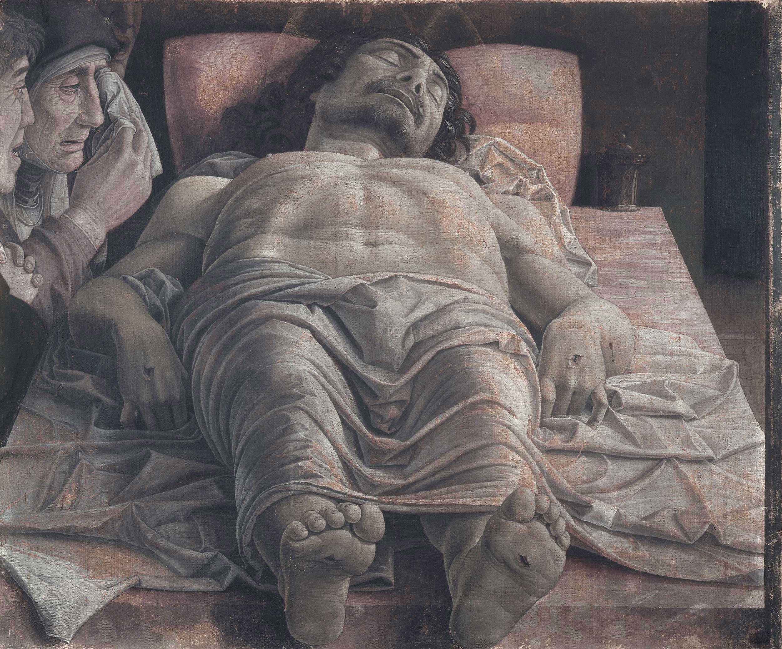 Andrea Mantegna, Cristo morto - Pinacoteca di Brera