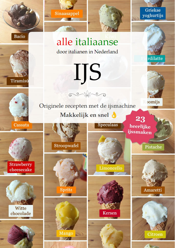 IJs recepten boek - Alle Italiaanse