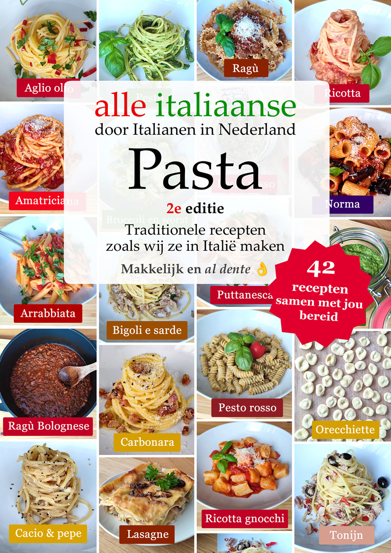 Pasta recepten kookboek - Alle Italiaanse