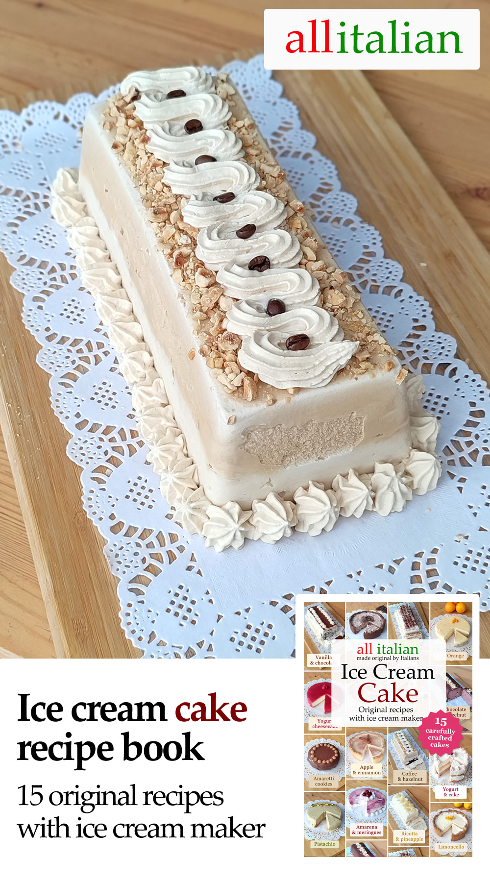 Viennetta ice cream cake from the Ice Cream Cake book of All Italian