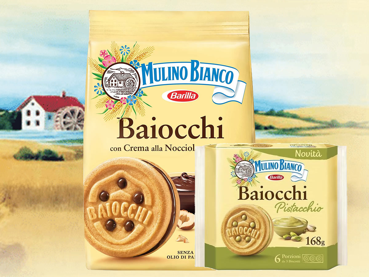 Baiocchi - Koekjes met hazelnoot of pistache