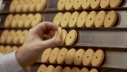Macine koekjes fabriek in Italië