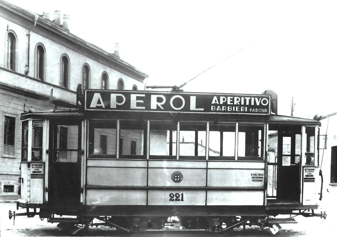Aperol historische reclame in Padova