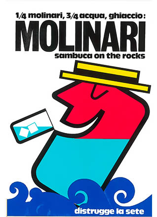 Sambuca Molinari reclame jaren 70