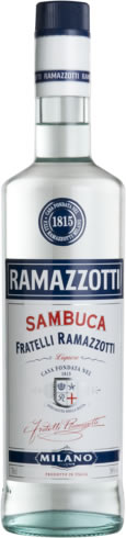 Een fles Sambuca Ramazzotti