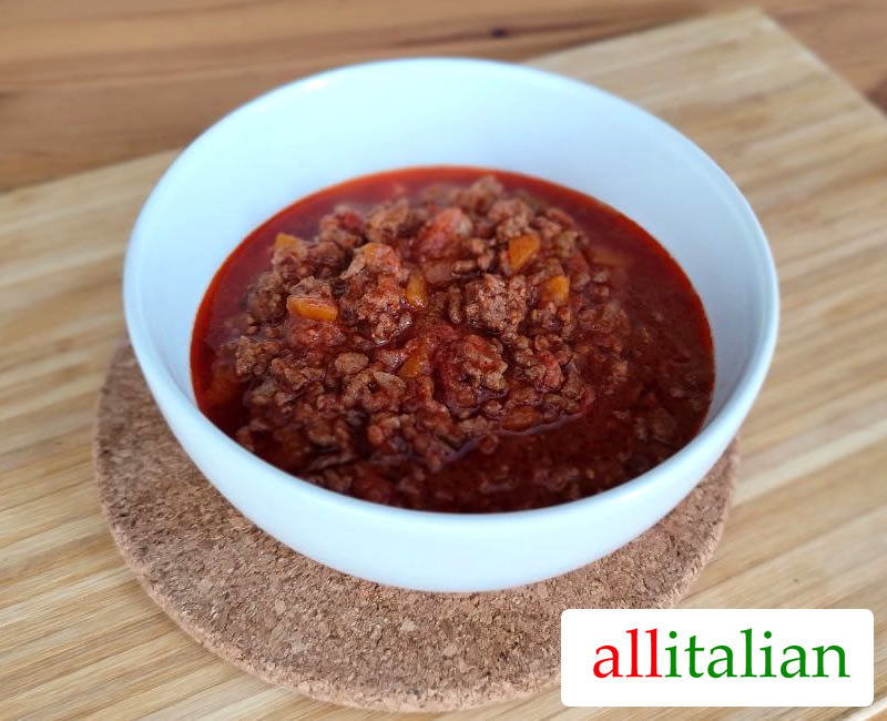 Fusilli with ground beef 🍝 Ragù Bolognese - Italian recipe