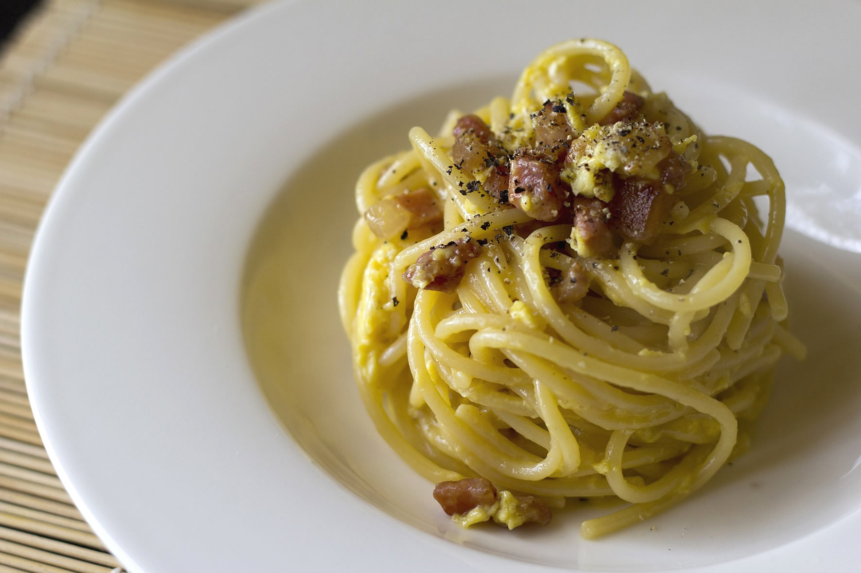 Pasta alla Carbonara 🍝 Origineel Italiaans recept