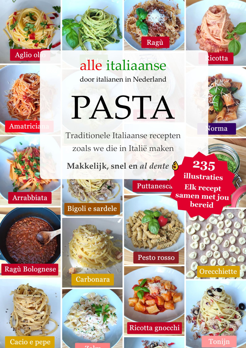Pasta recepten kookboek - Alle Italiaanse