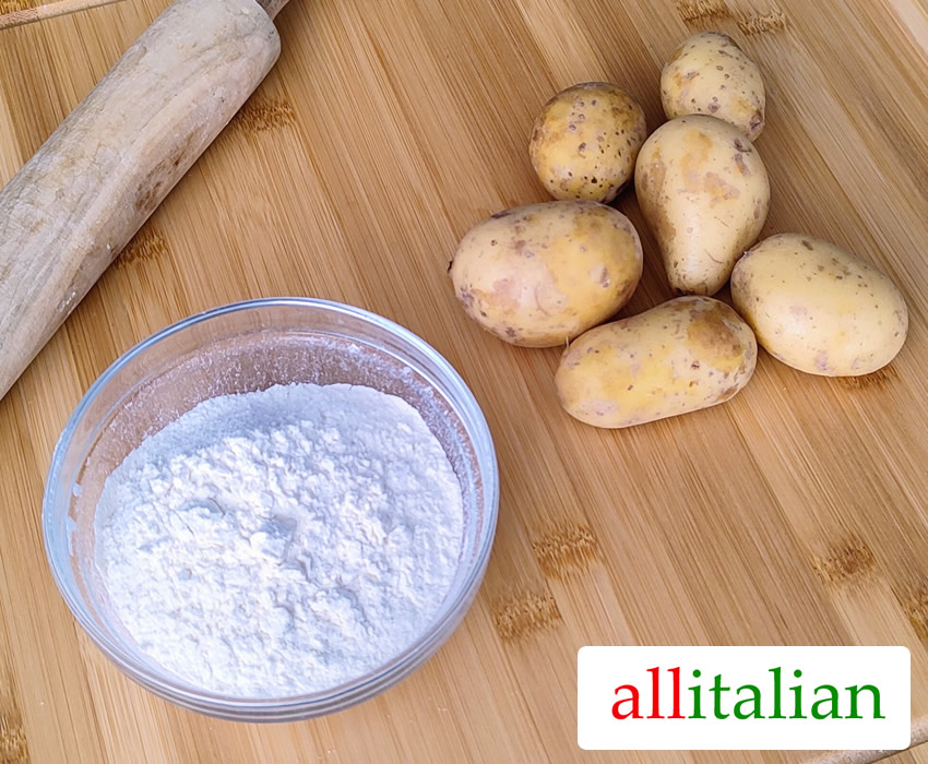 Potato gnocchi without egg 🥔 Italian recipe