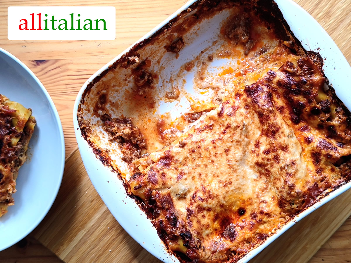 Home made Italian lasagna