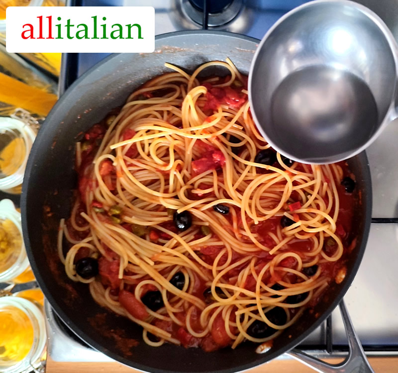 Combine pasta and sauce