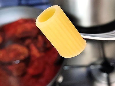 Rigatoni - Italian pasta type