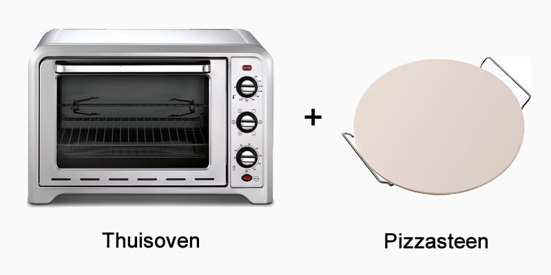 Zelf pizza maken met thuisoven en pizzasteen