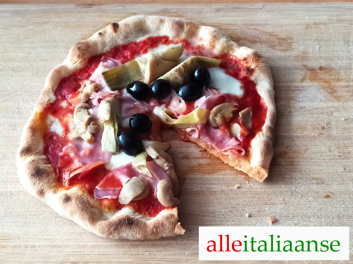 Pizza Capricciosa 🍕 Simpel Italiaans recept