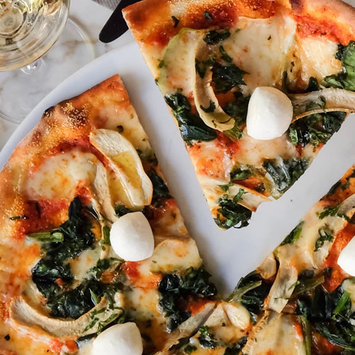 Pizza met groenten recept