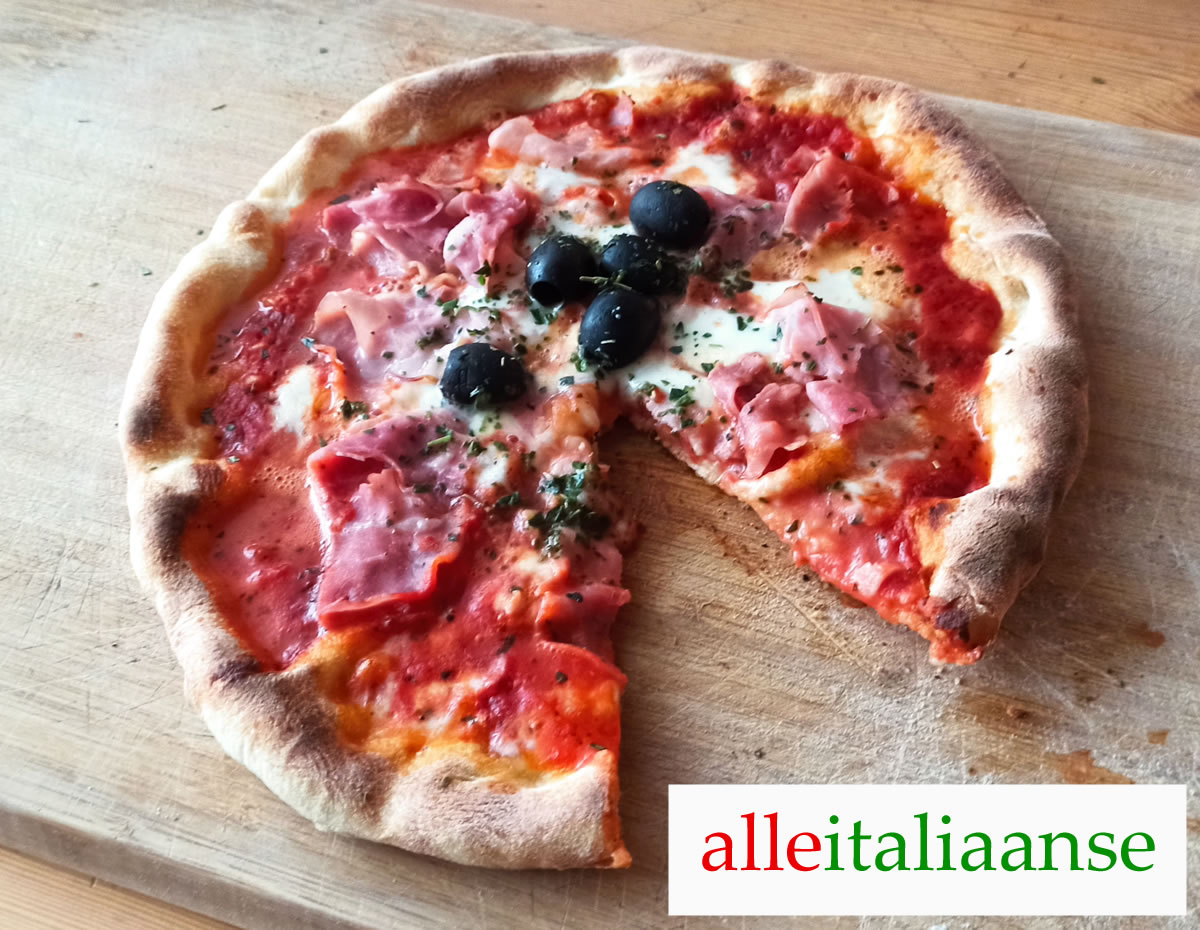 Pizza Prosciutto 🍕 Simpel Italiaans recept