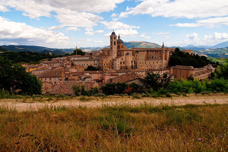 Urbino, stad in De Marken
