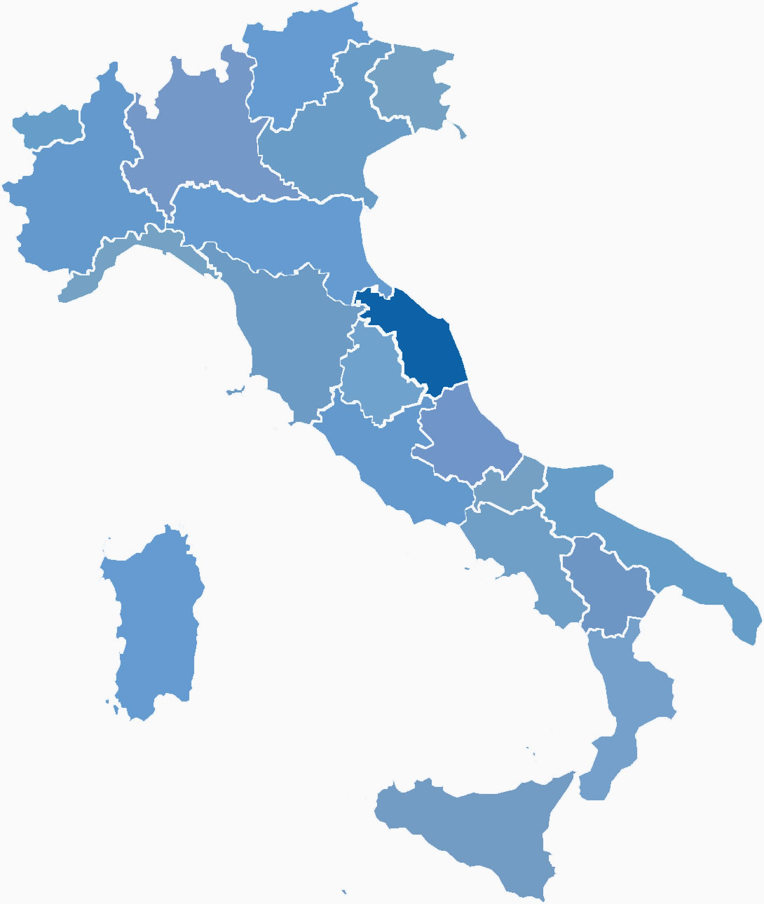 Regio De Marken in Italië