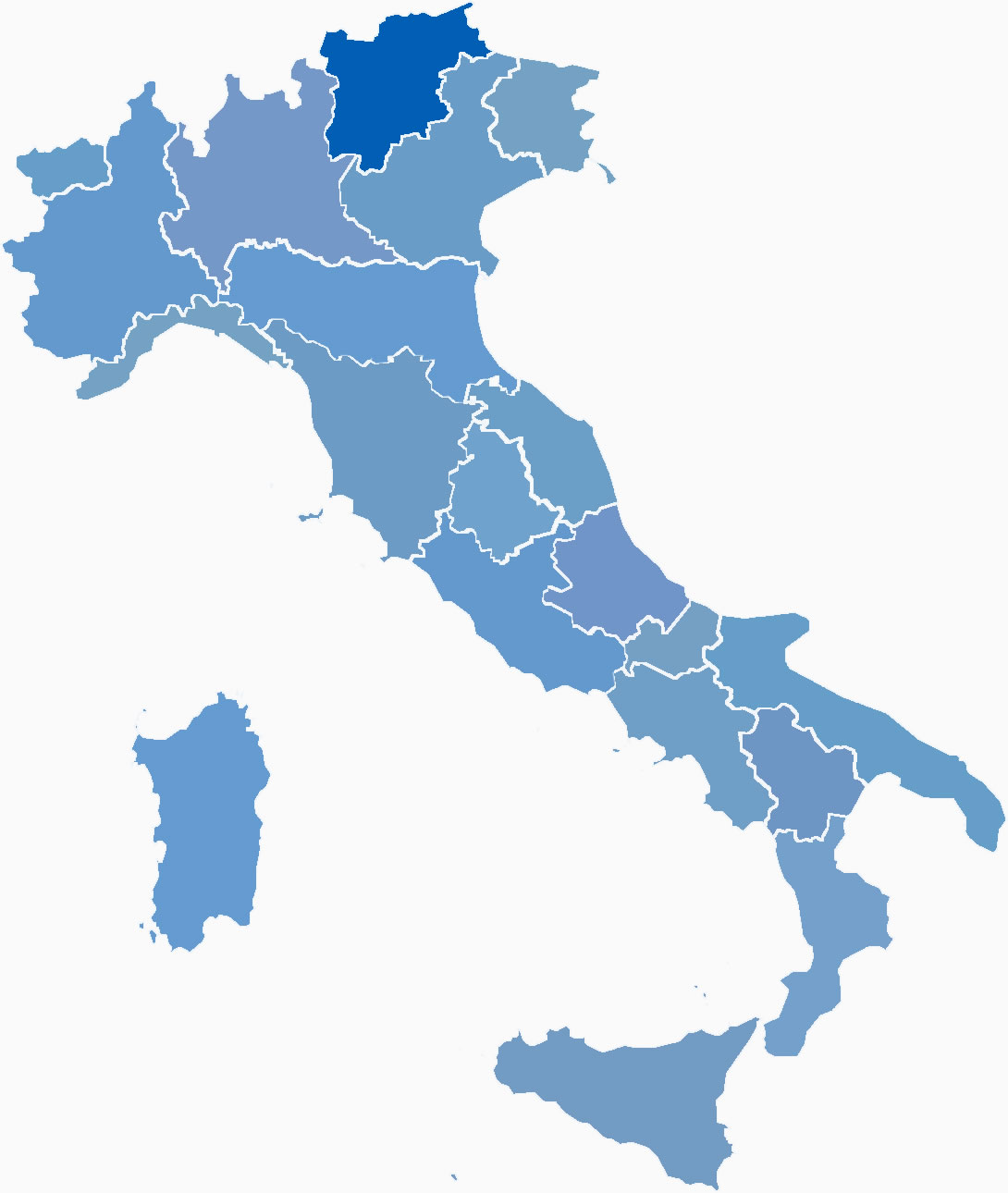 Regio Trentino in Italië