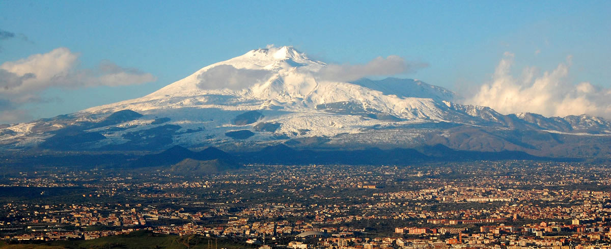 Monte Etna in regio Sicilië