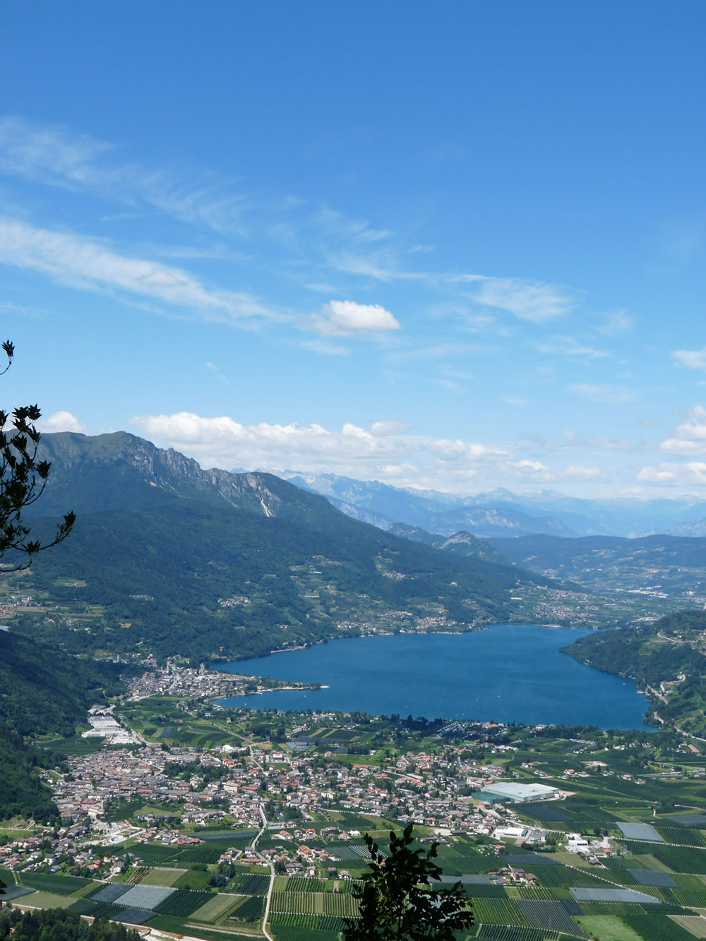 Caldonazzo meer in Trentino