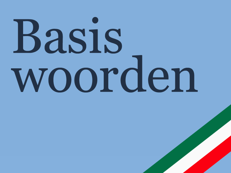 Basiswoorden Italiaans