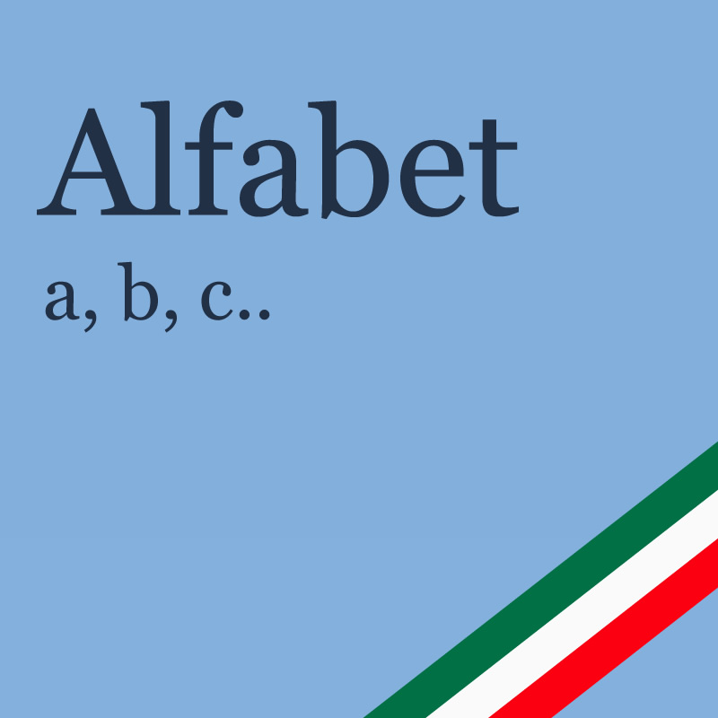 Italiaanse alfabet