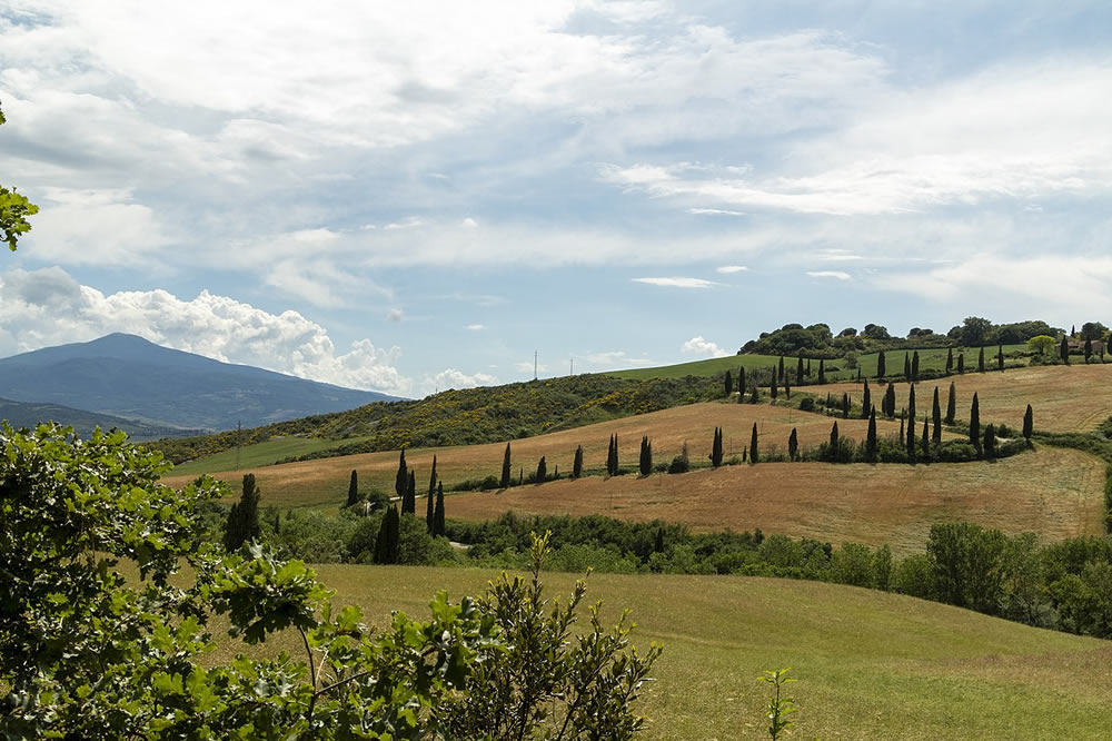 Hills in Val d'Orcia, Tuscany