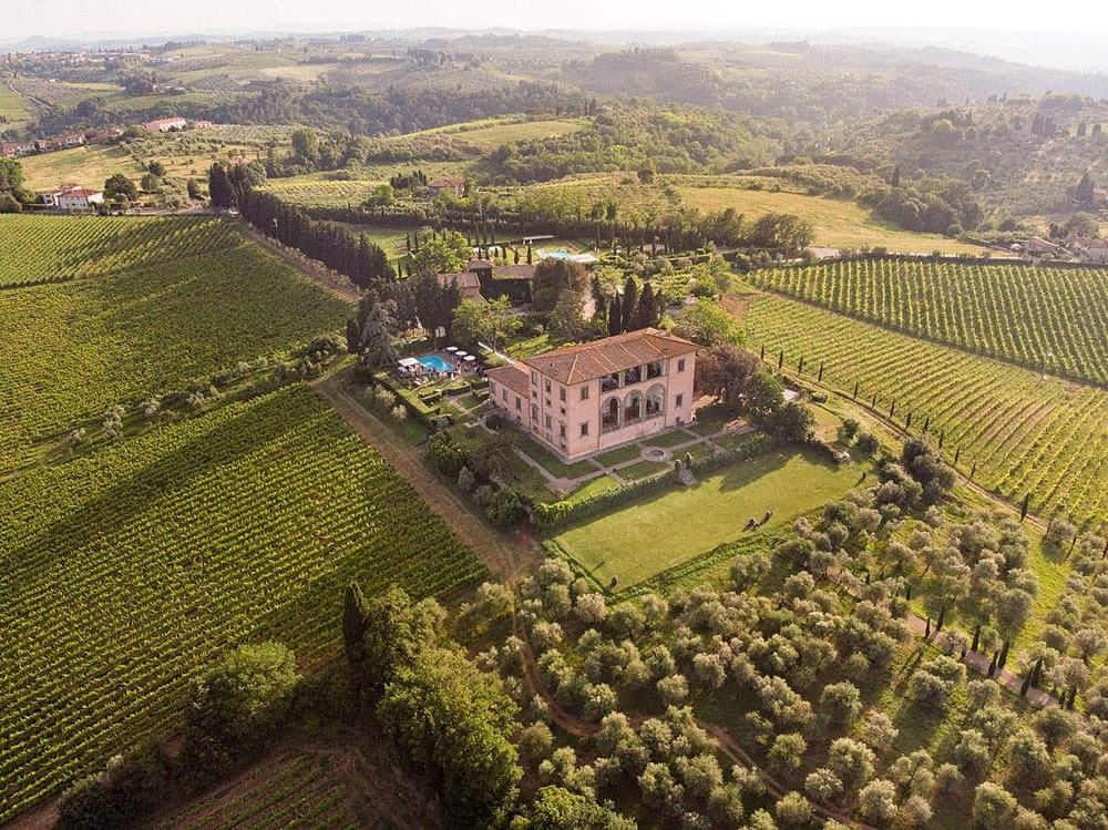 Villa Mangiacane in Toscane