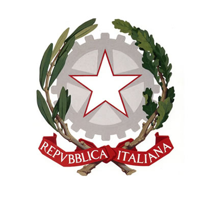 Het embleem van de Italiaanse Republiek
