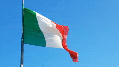 Italiaanse Vlag GIF animatie