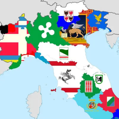 Vlaggen Italiaanse regio's